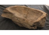 Lavabo fossil 26x46 h 15 bois fossile