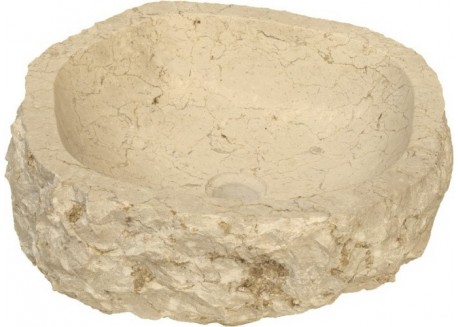 Pila Astratto beige dia 45 h15 piedra natural