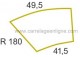 Brocal perfil doblado en piedra reconstituida Évasion curva r180 Artemat 2318 mgcr