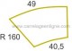 Brocal perfil doblado en piedra reconstituida Évasion curva r160 Artemat 2360 mgcr