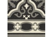 Azulejo - Baldosa cenefa Florentine black 20x20 Mainzu